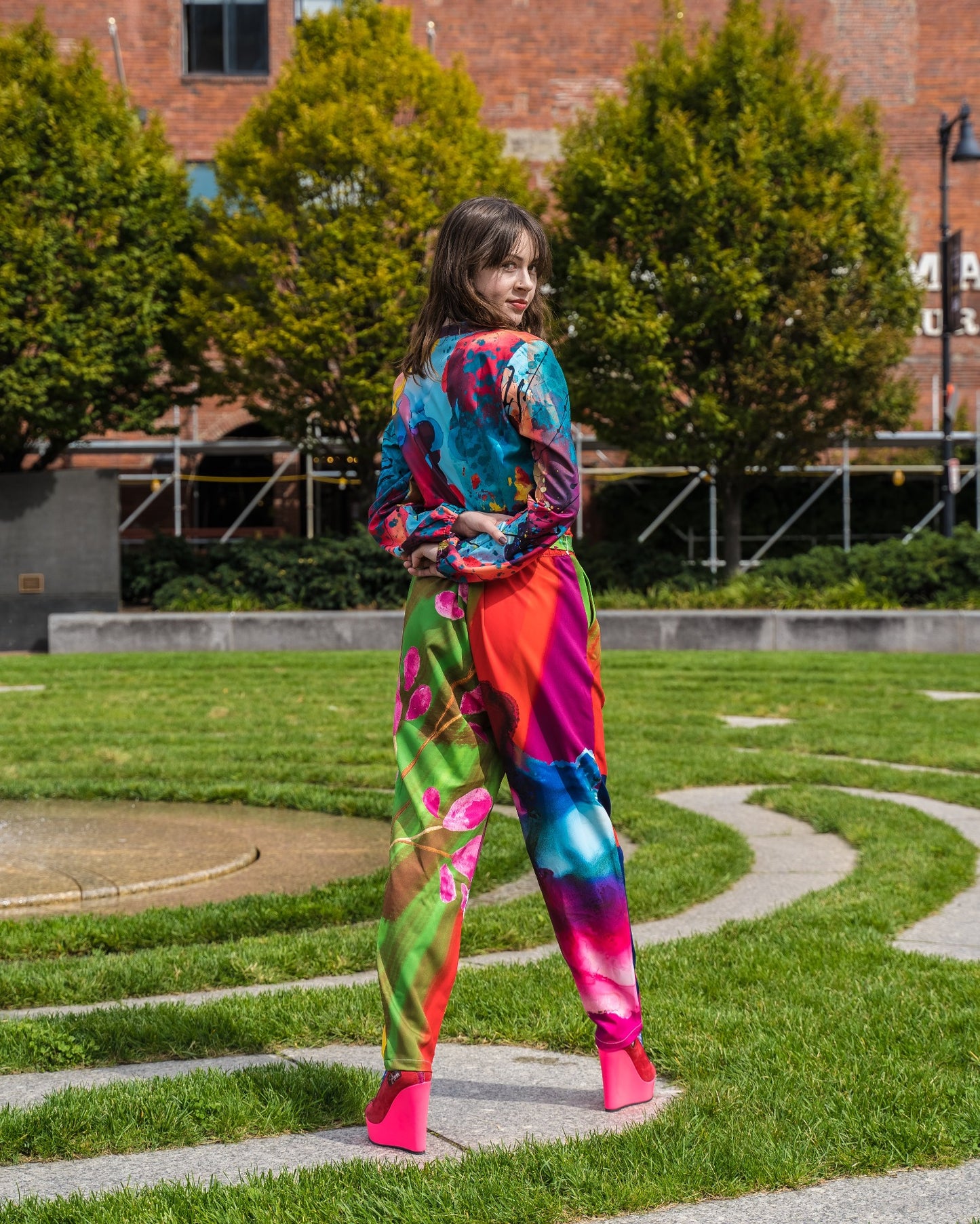 Be Bold Multi Tapered Pants | Tapered Pants | Kkira Shoes