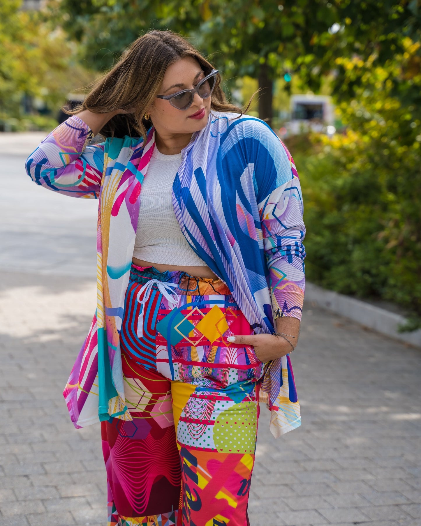 Softly Blue Long Sleeve Jersey Cardi