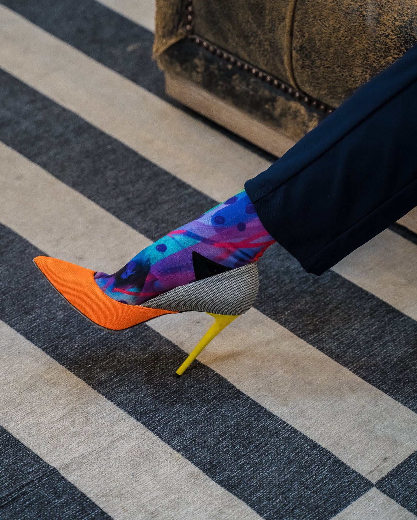 Neon Glow Up Unisex Socks