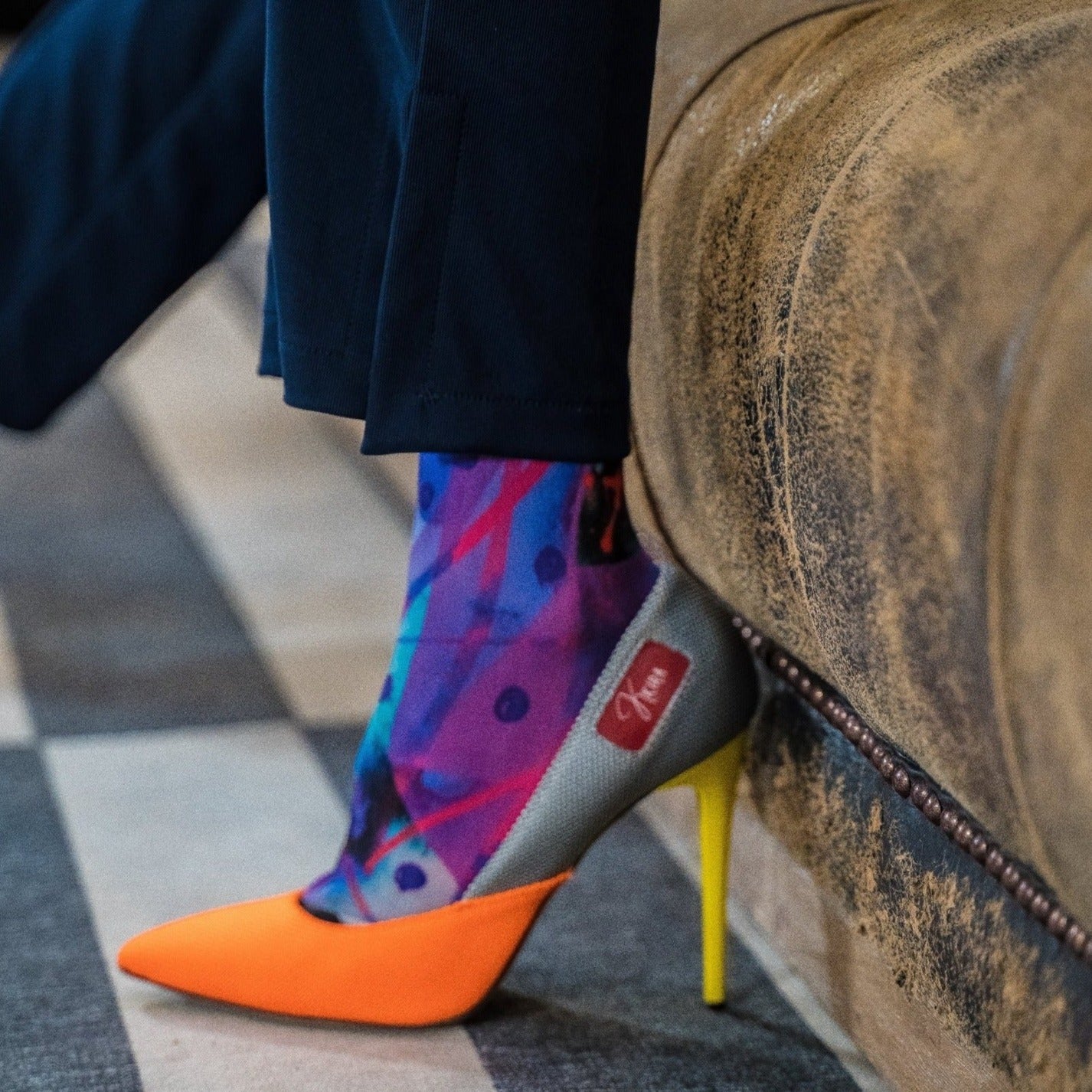 Neon Glow Up Unisex Socks
