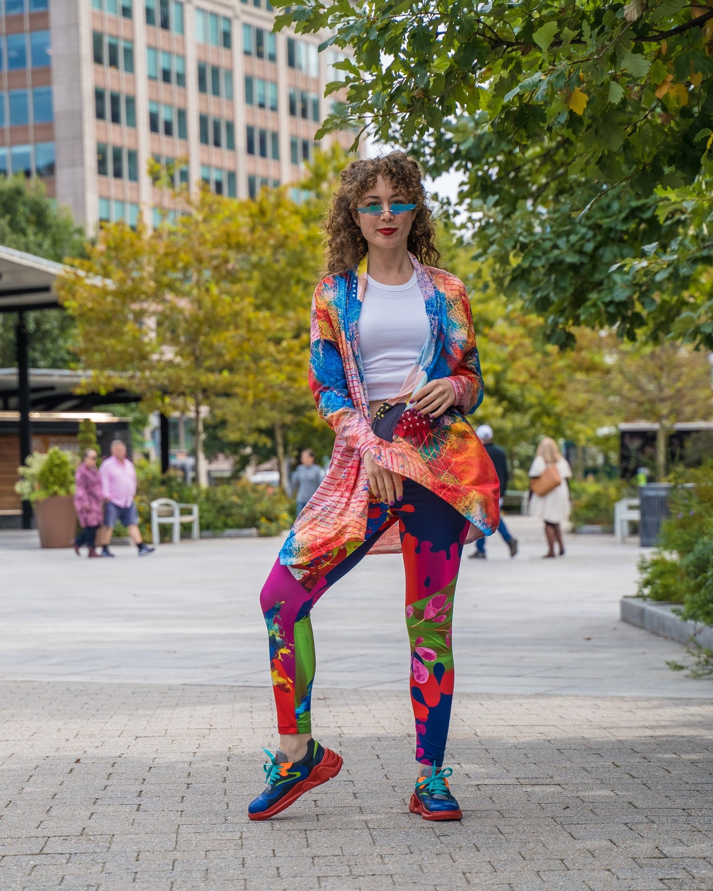 Be Bold Yoga Pants | Multi-Colored Yoga Pants | Kkira Shoes