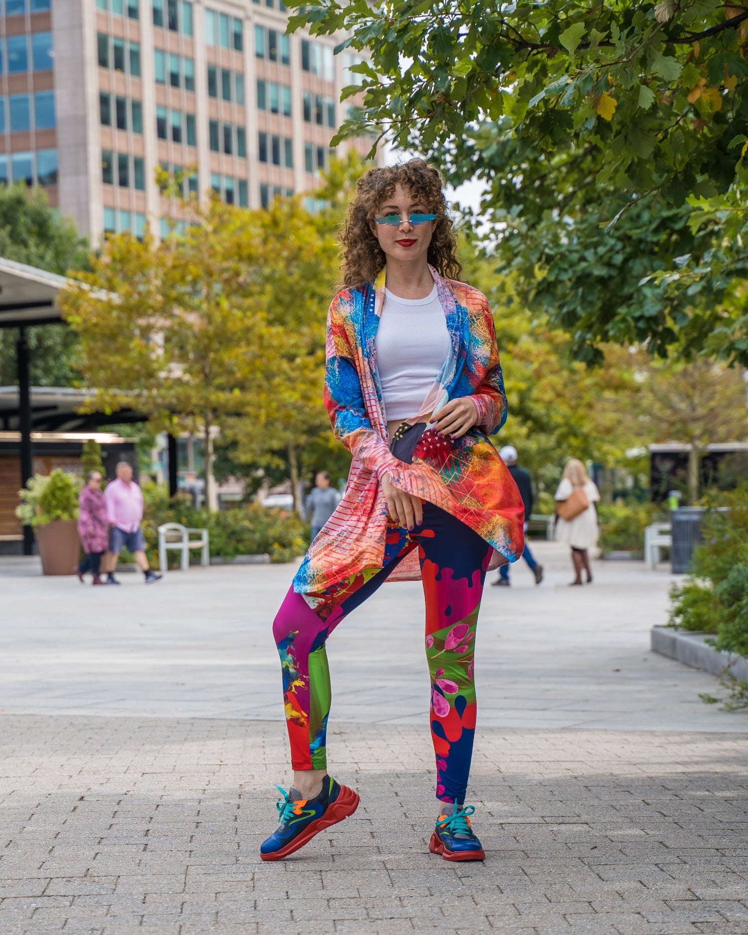Be Bold Yoga Pants | Multi-Colored Yoga Pants | Kkira Shoes